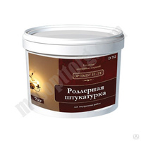Штукатурка роллерная акриловая, белая, готовая к применению, для внутренних работ, 7 кг D712 С-000036540 ОПТИМИСТ