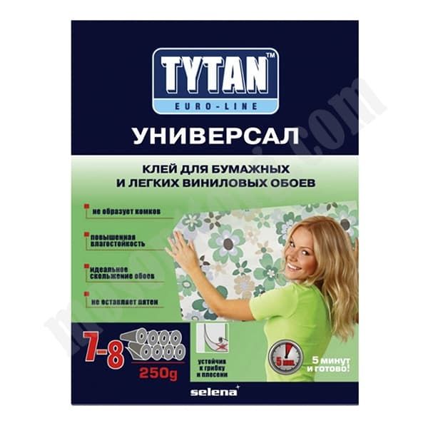 Клей обойный "TYTAN Euro-Line УНИВЕРСАЛ" 250 гр. С-000176266
