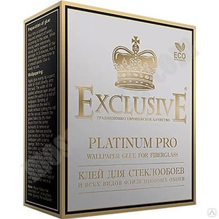 Клей для обоев "Exclusive PRO" PLATINUM для стеклообоев, 283гр., коробка С-000118219 