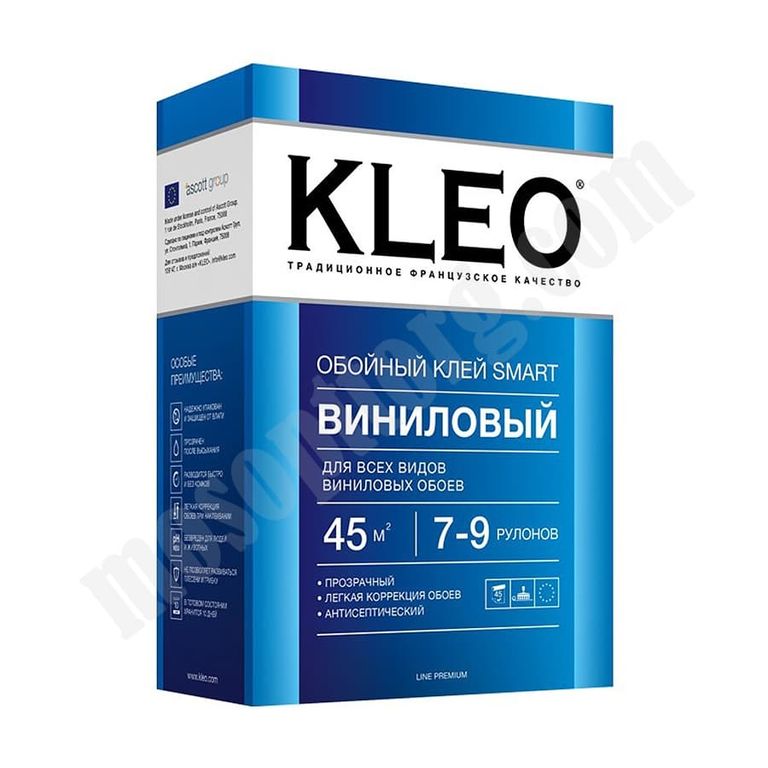 Клей для обоев "KLEO" SMART 7-9 виниловый, 200 гр. С-000183649