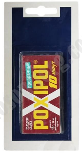 Клей /холодная сварка/ "POXIPOL" 14 мл, цвет металл, блистер /2200 С-000120475