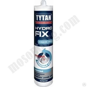 Клей монтажный "TYTAN professional" Hydro Fix, прозрачный, для приклейки декора 310 мл. / 96184 С-000084342 