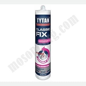 Клей монтажный "TYTAN professional" Classic Fix каучуковый, прозрачный, универсальный 310 мл С-000084341