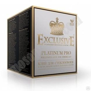 Клей для обоев "Exclusive PRO" PLATINUM для стеклообоев, 566гр., коробка С-000118220 