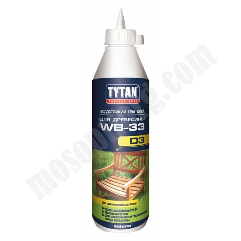 Клей ПВА. 750 гр. "Tytan Professional" D3 клей для древесины (6шт,/упак) / 1348 С-000185473