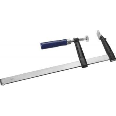 Струбцина DEXX, тип "F", деревянная ручка, стальная закаленная рейка, 80х300мм 3205-80-300