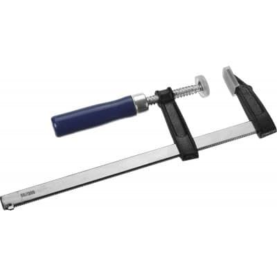 Струбцина DEXX, тип "F", деревянная ручка, стальная закаленная рейка, 50х200мм 3205-50-200