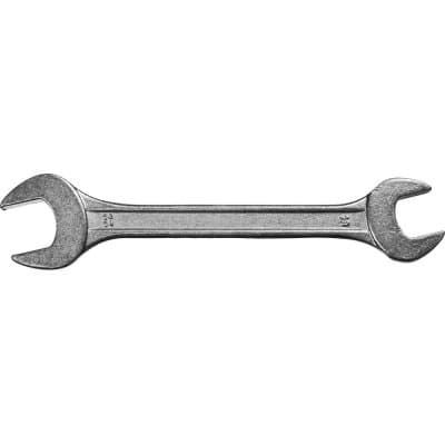Рожковый гаечный ключ 19 x 22 мм, СИБИН 27014-19-22