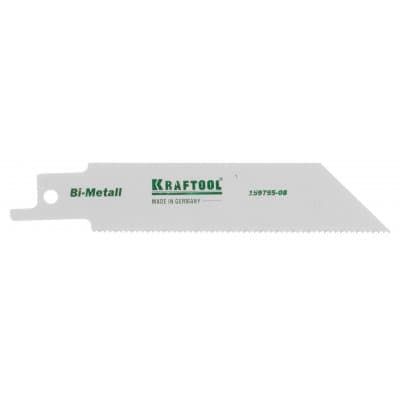KRAFTOOL по металлу, Bi-Met, шаг 1.4 мм, 130 мм, полотно для электроножовки 159755-13 159755-08