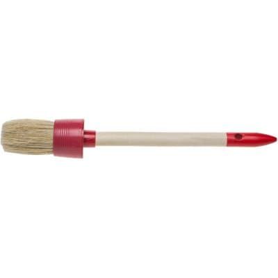 STAYER 40 мм, щетина натуральная, деревянная ручка, кисть малярная круглая 0141-40 0141-35