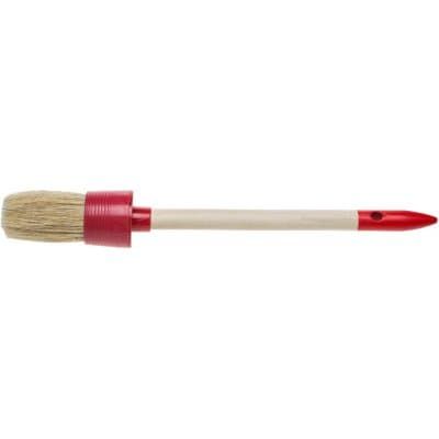 STAYER 35 мм, щетина натуральная, деревянная ручка, кисть малярная круглая 0141-35 0141-30