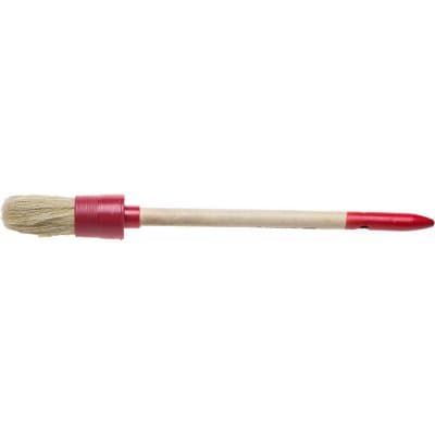 STAYER 30 мм, щетина натуральная, деревянная ручка, кисть малярная круглая 0141-30 0141-25