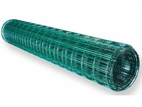 Сетка оцинкованная с ПВХ-покрытием (цвет зеленый) 50х50х2,3мм в рулонах 2,0х20м rzm66212