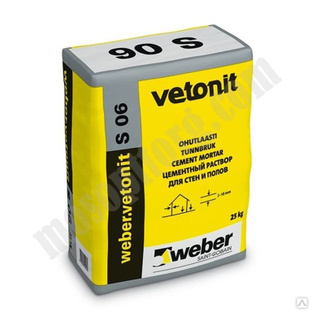 Универсальный цементный раствор Weber.Vetonit S06, 25кг С-000116813 DAUER 