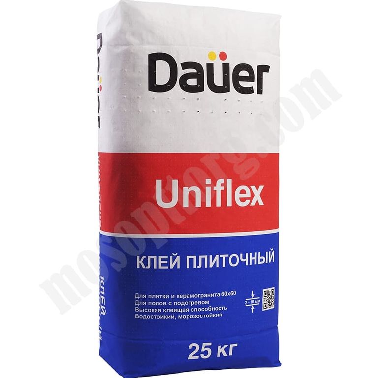 Клей плиточный Dauer Uniflex, 25кг С-000221487 Unis