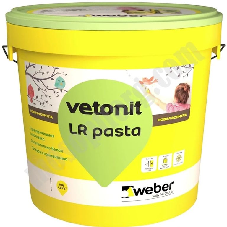 Шпатлёвка Weber.Vetonit LR Pasta, 5 кг С-000091656