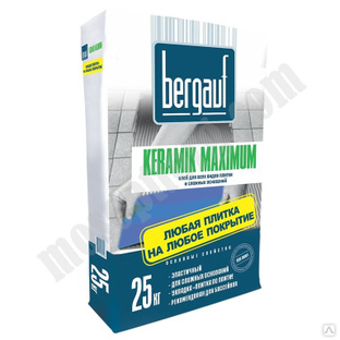 Клей для сложных оснований Bergauf Keramik Maximum, 25 кг С-000046088 