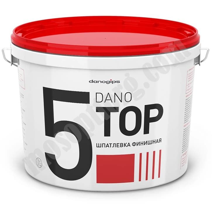 Шпатлевка финишная "DANO TOP 5" 10л/16,5 кг С-000118629 DANOGIPS
