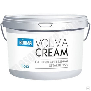 Готовая шпатлевка "ВОЛМА Cream", 16 кг С-000207652 Волма 