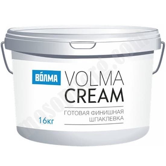 Готовая шпатлевка "ВОЛМА Cream", 16 кг С-000207652 Волма