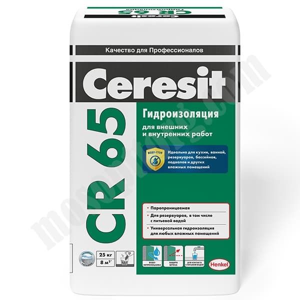 Масса гидроизоляционная CR 65, 20кг CERESIT С-000239919 Ceresit