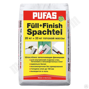 Шпатлевка "PUFAS Full+Finish Spachtel №1", 20 кг С-000168611 Pufas 