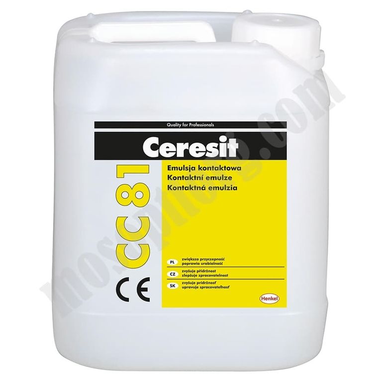 Адгезионная добавка для цементных растворов Ceresit СС 81, 10л С-000117420