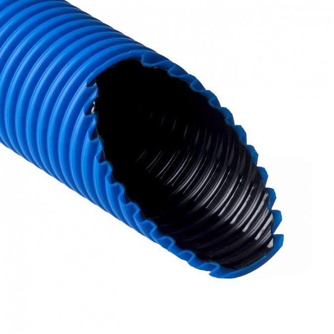 Труба двухслойная синяя 63 мм (100 м) trub-dvasloya-6