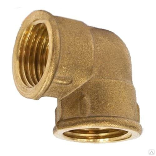 Угольник латунь Ду 40 1 1/2\" ВР 027-9157 купить в Москве по договорной ...