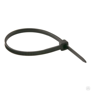 Стяжка кабельная цвет черный 250x4,8 мм упаковка 100 шт 8918171 HAUPA 
