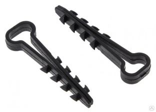 Дюбель-хомут для плоского кабеля 5-8мм нейлон черный Simple (100шт) 9993578 EKF 