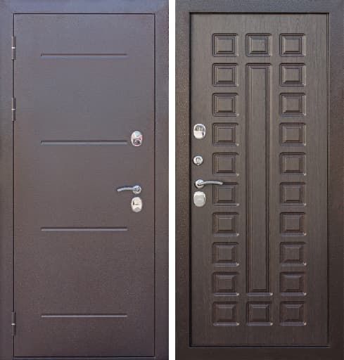 Дверь Изотерма Мед.антик/венге 2050*960 Левое открывание vrd-34185 Verda