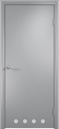 Дверь в комплекте ДПГ с вентиляционной решеткой-2 Серый vrd-34280 Verda