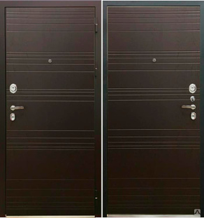 Дверь металлическая SD Prof-36 Фортуна Гор.шлад/гор.шоколад 2050*980 Правое открывание vrd-30333 Verda 