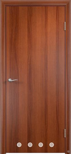 Дверь в комплекте ДПГ с вентиляционной решеткой-2 Итальянский орех vrd-34278 Verda 