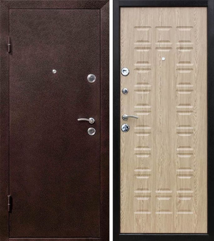 Дверь металлическая Йошкар Карпатская ель 2050*960 Левое открывание vrd-11105 Verda