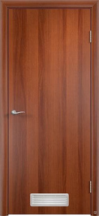 Дверь в комплекте ДПГ с вентиляционной решеткой-1 Итальянский орех vrd-34267 Verda 