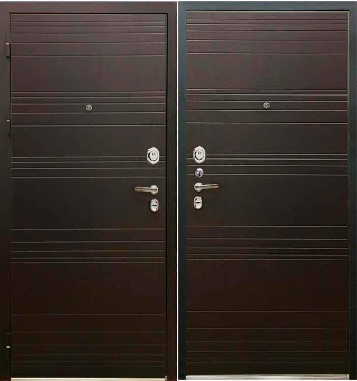 Дверь металлическая SD Prof-36 Фортуна Гор.шлад/гор.шоколад 2050*980 Левое открывание vrd-30334 Verda