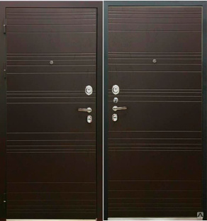 Дверь металлическая SD Prof-36 Фортуна Гор.шлад/гор.шоколад 2050*880 Левое открывание vrd-30336 Verda 