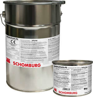 INDUFLEX-PS 2-ух компонентный полисульфидный герметик для швов, средней вязкости, серый, 10 л ведро, Schomburg