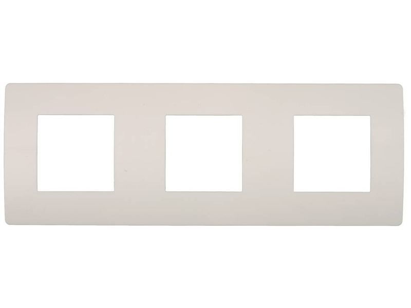 Рамка Bticino LivingLight прямоугольная на 4 поста универсальная белая LNA4802M4BI BTicino