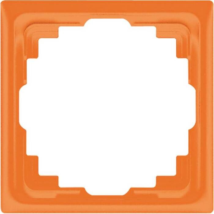 Рамка 1 пост для кабель-канала оранжевая JUNG