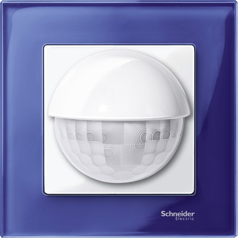 Рамка 1 пост стеклянная сапфир Schneider Electric