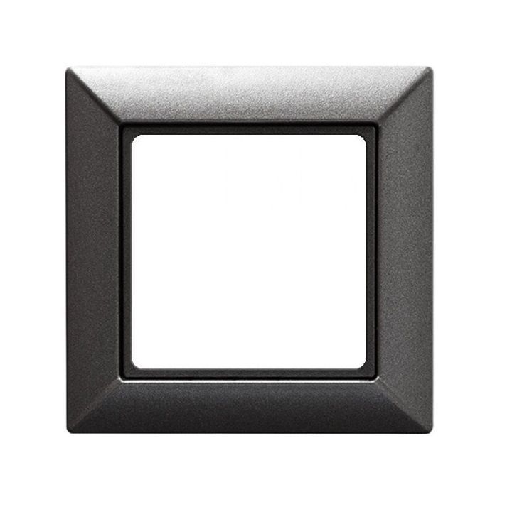 Рамка из металла, Avanti, темно-серый, 2 модуля DKC