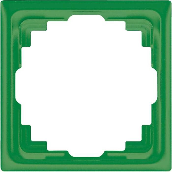 Рамка 1 пост для кабель-канала зеленая JUNG