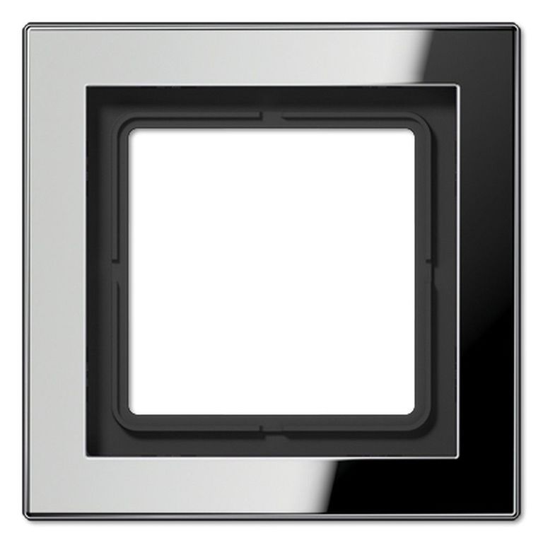 Рамка 1-я для горизонтальной/вертикальной установки Серия- LS-Design Материал- металл Цвет- полированный хром JUNG