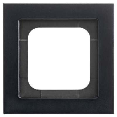 Рамка 1-постовая, серия Axcent, металл, цвет матовый черный ABB