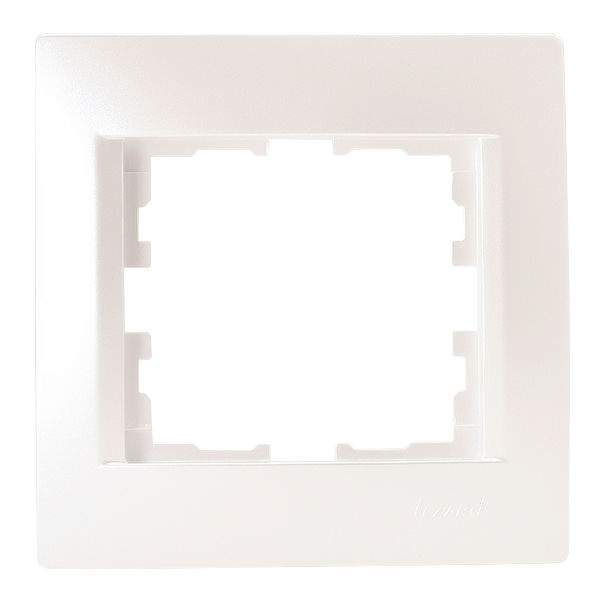 KARINA Рамка 1-ая горизонтальная б/вст жемчужно-белый перламутр (20шт/240шт) Lezard
