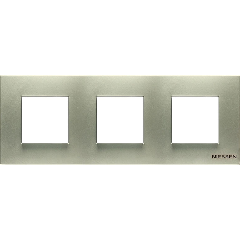 Livinglight. Рамка Air, немецкий стандарт 2+2+2 мод. Цвет Песчаник Legrand