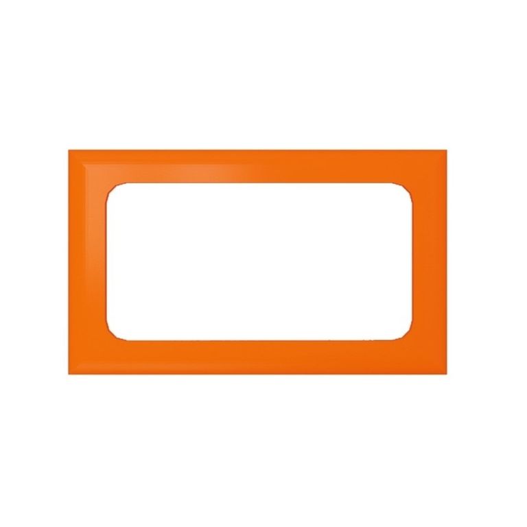 Рамка Bticino LivingLight прямоугольная на 4 поста оранжевый 6315498 BTicino